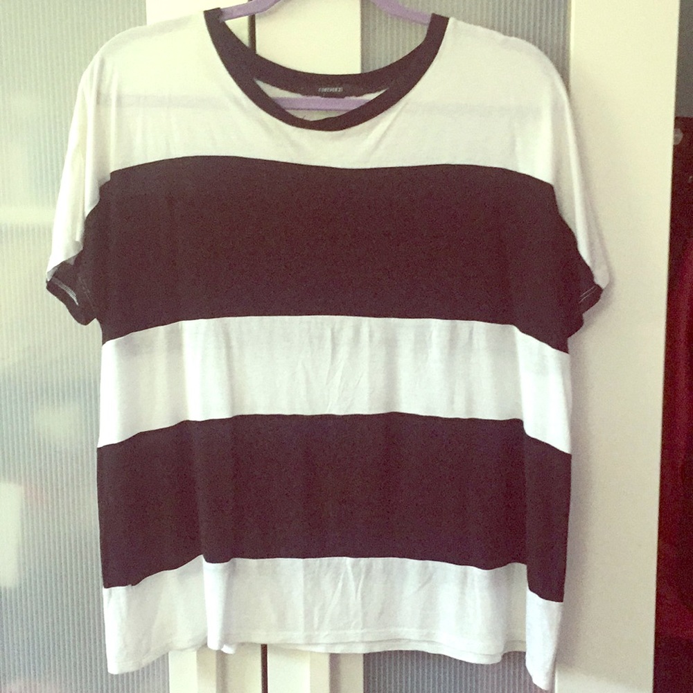 Black & White Striped Tee